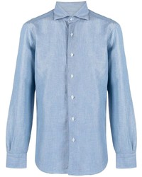 Barba Spread Collar Shirt