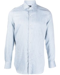 Finamore 1925 Napoli Stripe Button Up Shirt