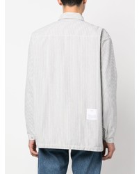 Closed Stripe Pattern Cotton Shirt