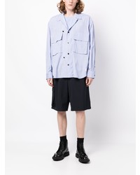 Sacai Stripe Pattern Cotton Shirt
