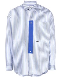 Izzue Stripe Pattern Long Sleeved Shirt
