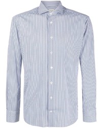 Traiano Milano Stripe Pattern Shirt