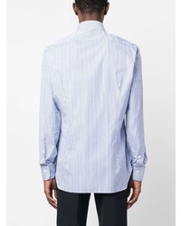 Barba Vertical Stripe Cotton Shirt