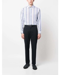 Fedeli Vertical Stripe Long Sleeve Shirt