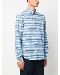 Missoni Zigzag Pattern Cotton Shirt