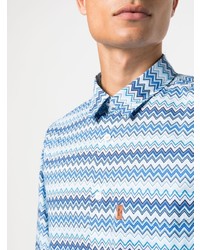 Missoni Zigzag Pattern Cotton Shirt