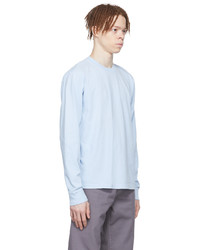 Noah Blue Cotton Long Sleeve T Shirt