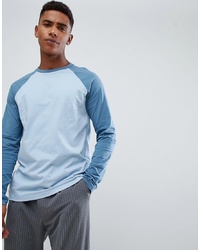 ASOS DESIGN Contrast Raglan Long Sleeve T Shirt