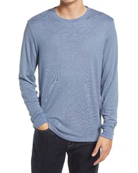 Theory Essential Anemone Long Sleeve T Shirt In Bering At Nordstrom