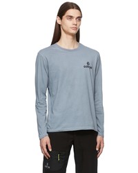 Ostrya Grey Core Logo Long Sleeve T Shirt