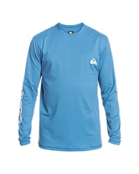 Quiksilver Omni Session Long Sleeve Graphic Tee In Vallarta Blue