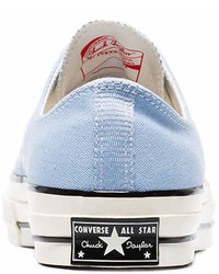 Converse Blue Chuck Taylor All Stars 70 Low Top Sneakers