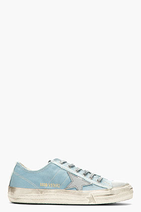 blue golden goose sneakers