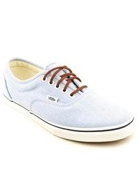 Vans Lpe Blue Fabric Sneakers Shoes Uk 9