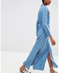 Choies Blue Cut Out Beach Maxi Dress | Where to buy & how to wear
