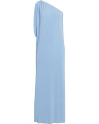 T-Bags One Shoulder Stretch Jersey Maxi Dress