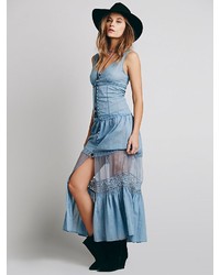 Free People Victoria Buttonfront Maxi By