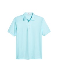 Peter Millar Mako Solid Stretch Polo Shirt In Willow Mist At Nordstrom