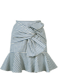 Veronica Beard Picnic Bow Mini Skirt