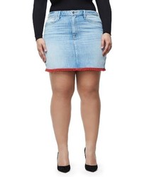 Good American Pom Pom Miniskirt
