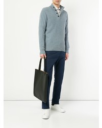 Gieves & Hawkes Ribbed Knit Sweater
