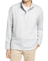 Tommy Bahama Summit Quarter Snap Pullover In Blue Hydrangea Heather At Nordstrom