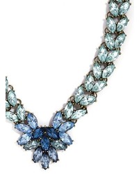 BaubleBar Crystal Brooch Collar Necklace