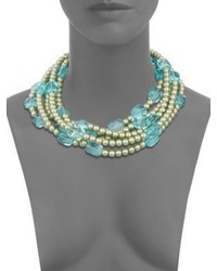 Heidi Daus Stunning Solution Beaded Faux Pearl Torsade Necklace