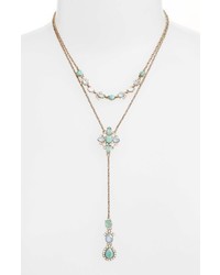 Marchesa Layered Y Necklace