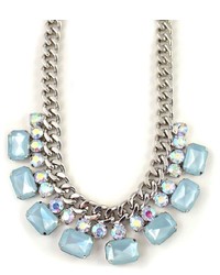 ChicNova Light Blue Jewel Embeddedness Necklace In Alloy
