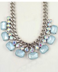 ChicNova Light Blue Jewel Embeddedness Necklace In Alloy