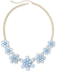 jcpenney Mixit Mixit Blue Flower Statet Necklace
