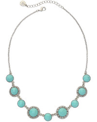 jcpenney Monet Jewelry Monet Aqua And Marcasite Collar Necklace