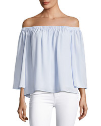 French Connection Summer Crepe Off The Shoulder Top