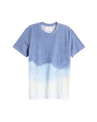 Light Blue Ombre Crew-neck T-shirt