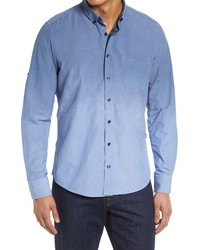 Stone Rose Long Sleeve Stretch Shirt In Navy At Nordstrom