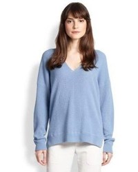 Vince Oversized Ribbed Cashmere Sweater
