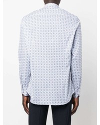 Etro Long Sleeve Stretch Cotton Shirt