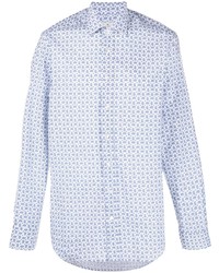 Etro Long Sleeve Stretch Cotton Shirt