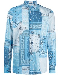 Etro Paisley Print Cotton Shirt