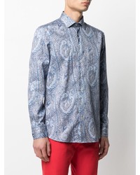 Etro Paisley Print Long Sleeve Shirt