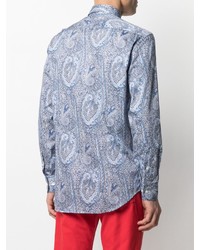 Etro Paisley Print Long Sleeve Shirt