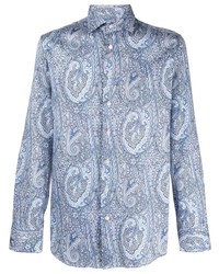 Etro Paisley Print Long Sleeve Shirt