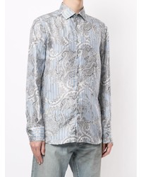 Etro Paisley Print Silk Shirt