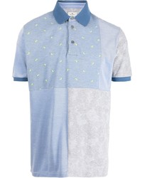 Etro Paisley Embroidered Patchwork Polo Shirt