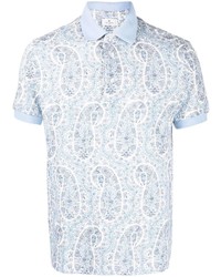 Etro Paisley Print Short Sleeve Polo Shirt