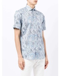 Etro Paisley Print Cotton Shirt