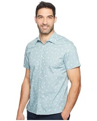 Perry Ellis Short Sleeve Paisley Dot Shirt Clothing