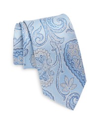 Nordstrom Paisley Silk Tie In Light Blue At