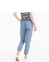 J.Crew Tall Point Sur Seaside Pant In Chambray